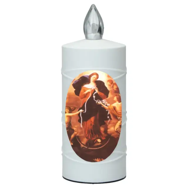 Lampe de cimetière Marie qui défait les noeuds avec 2 piles AA incluses