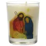 Bougie en verre 65 x 50 mm Nativité