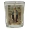 Bougie en verre 65 x 50 mm Miraculeuse florale