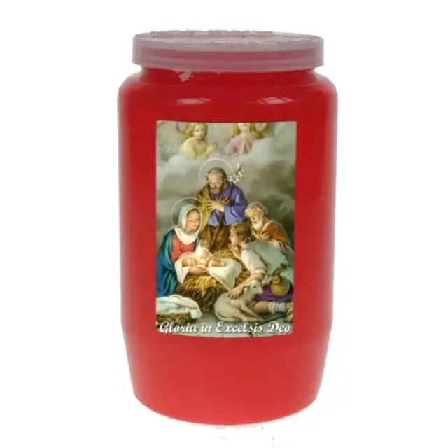 Candle 3 Days / red / Nativity