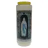 9 days candle / White / Lady of Lourdes Text