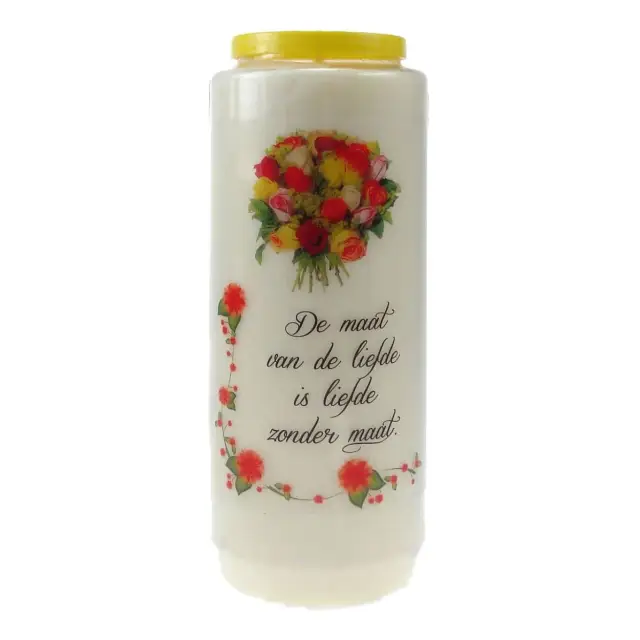 Noveenkaars / wit / De maat van de liefde ...