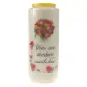 9 days candle / white / Voor eleven dierbare overledene