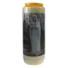 9 days candle / white / Banneux Our Lady of / praying Hands