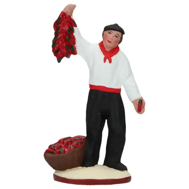 Santon Gateau 7 Cm Homme aux piments
