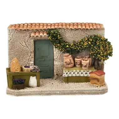 Décor pour santons de Provence La miellerie - 15x8x10 cm