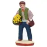 Santon Gateau 7 Cm Homme au mimosa
