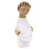 Shepherd with hat - 13 cm - White