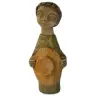 Shepherd with a hat - 13 cm - green / yellow