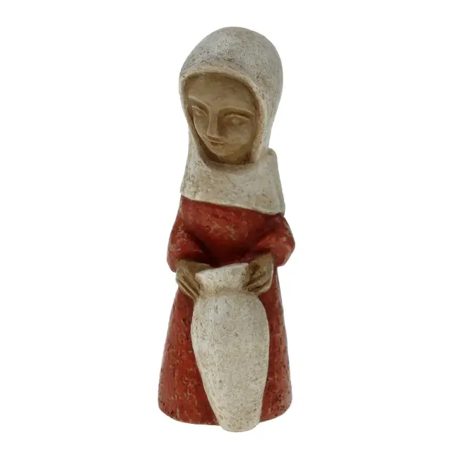 Petite Bergère - 13 cm - Rouge / blanc
