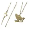 Holy Spirit pendant in steel 11mm+ chain