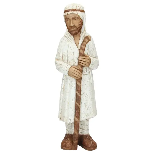 Shepherd standing - 44 cm - White