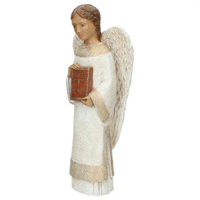 Ange - 41 cm - blanc doré