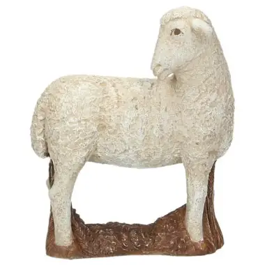 Brebis Mère - 18 cm - Blanc