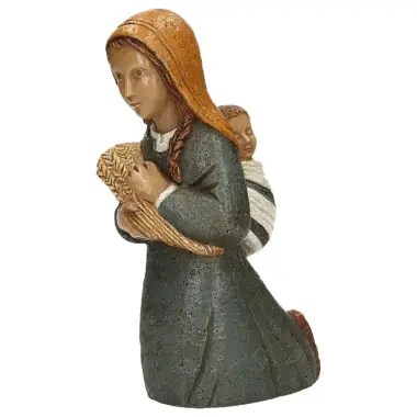 Shepherdess with ears of corn - 21,5 cm - Colors