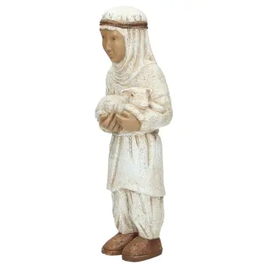 Berger à l'agneau - 31 cm - blanc