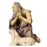Shepherd with sheep : Wood carved christmas nativity Ulrich 15 cm (5,9 inches)