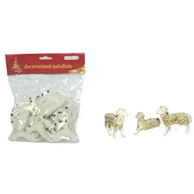 Set of 12 sheep 7 X 6 cm