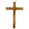 Croix d'aube en bois d'olivier - 97 x 67 mm
