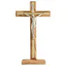 Croix sur Base - 27 X 15 cm - Bois-Métal