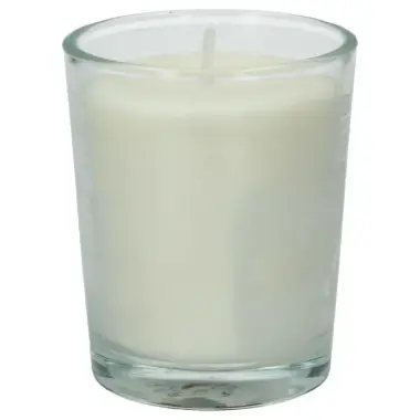 Bougie en verre 36 H - Transparent - 48 pièces par carton