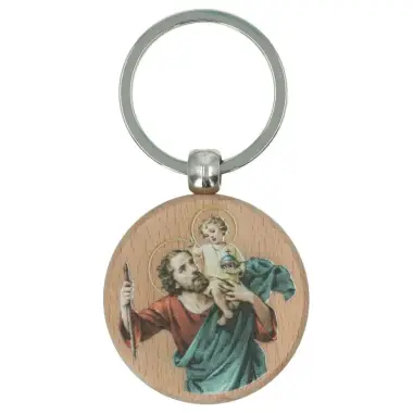 Key ring Wood