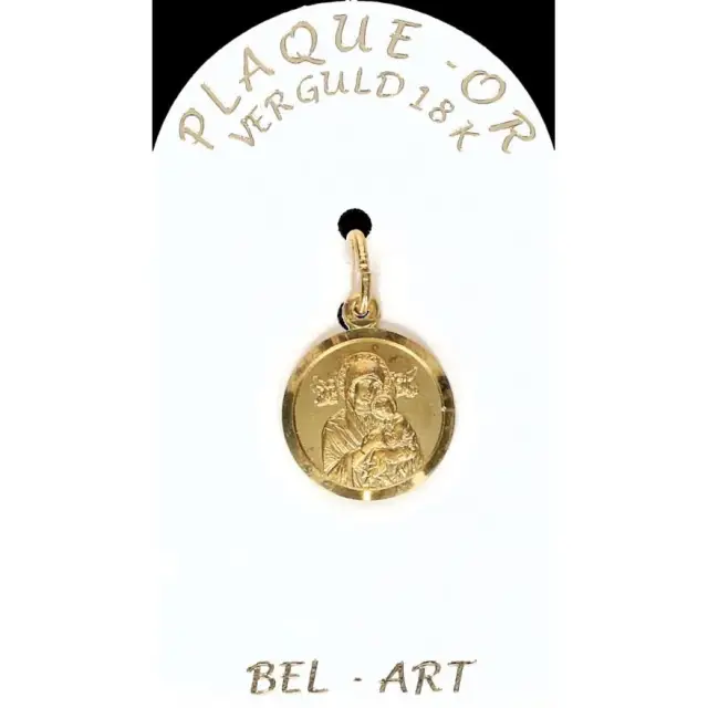 Medaille plaqué-goud - Altijddur. Bijstand - 14 mm