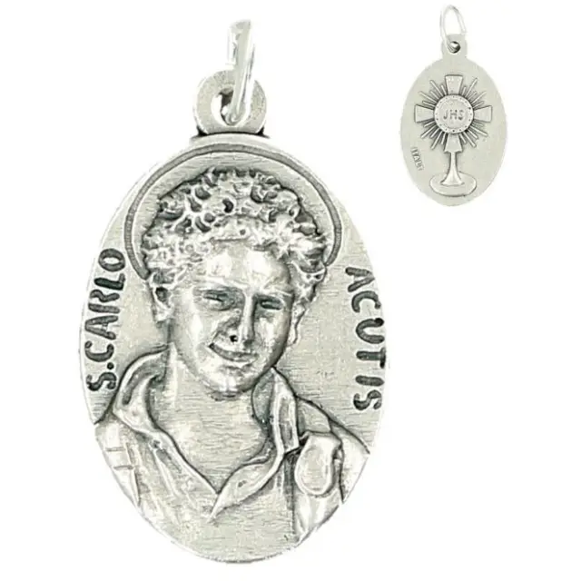 Médaille 22 mm Ov - St Carlo Acutis - Mét. Agté