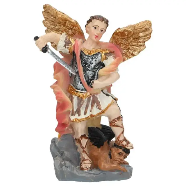 Statue 8 cm St michael