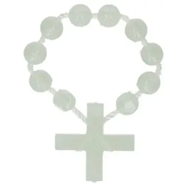 Rosary on cord Bright