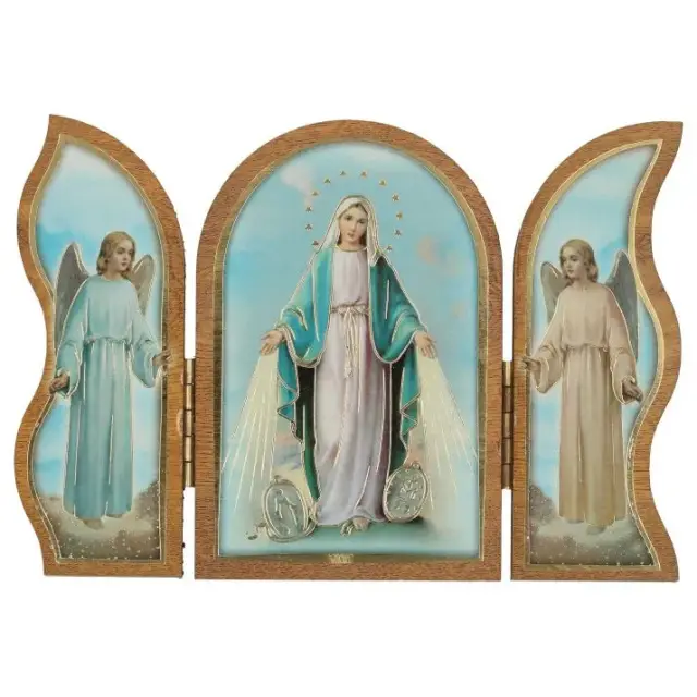 Triptych X 13 cm H09 Miraculeuse Angels