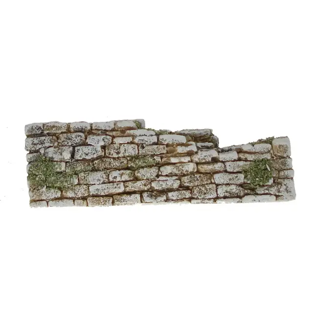 Décor pour santons de provence - Mur droit - 16 x 3 x H 5 cm