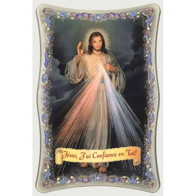 frame 20 x H25 cm Merciful Christ