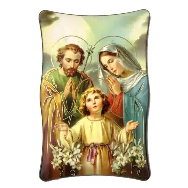 frame work 7 x H10 cm Holy Family