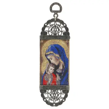Icon Fabric 5 X 17 cm Virgin and Child
