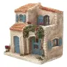 Décor pour santons de Provence Maison 20 X 15 X 20 cm