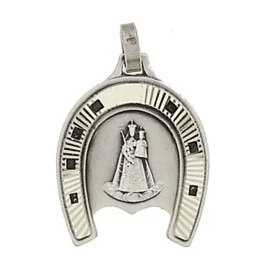 Medaille OLV met Kind - 15 mm - Metaal Verzilverd