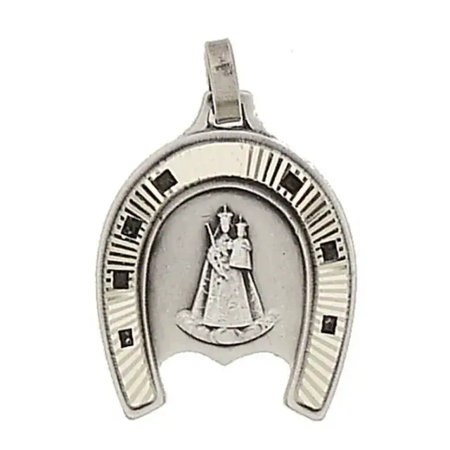 Medaille OLV met Kind - 15 mm - Metaal Verzilverd