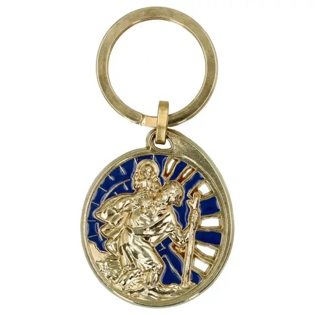 Key ring St. Christopher 40 x 46 mm