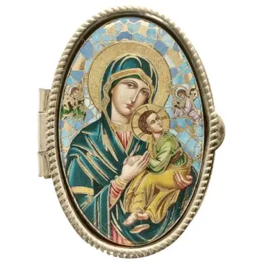 Boîte à Pilules - Perp Secours - Mosaïque - OV 52 X 36 mm