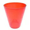 Protects flame for procession of candle Red