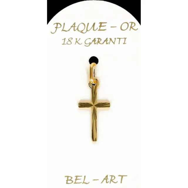 Croix Plaqué-Or - 18 X 10 mm