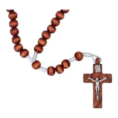 Rosary rope Natural Wood