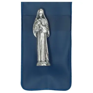 Etui 6 X 3.5 cm / Statue 4 cm Ste Rita