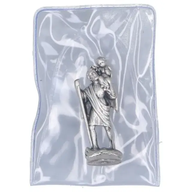 Case 6 x 3.5 cm / 4 cm Statue St Christopher