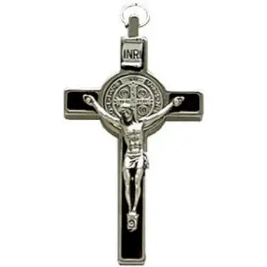 Cross St Benedict 8 X 4 cm Black Email