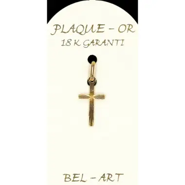 Croix Plaqué-Or - 15 X 8 mm