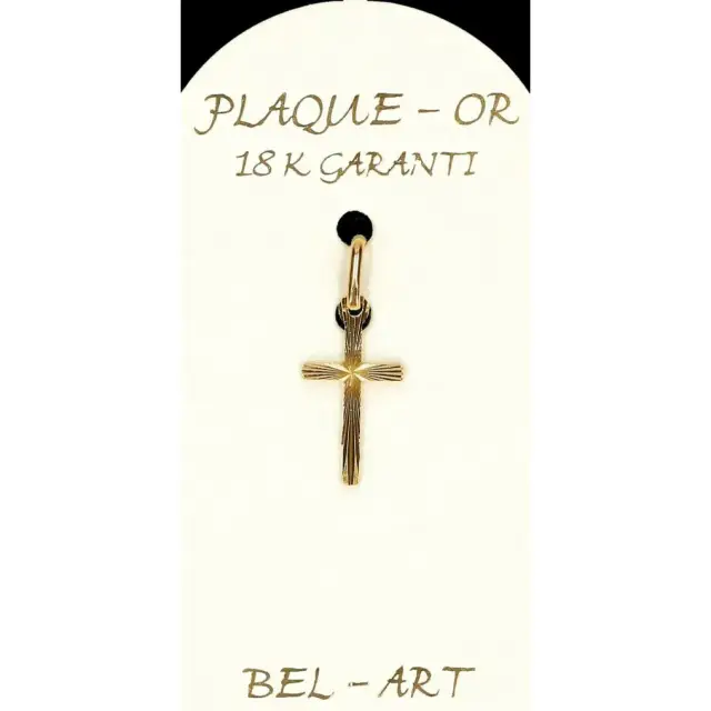Croix Plaqué-Or - 15 X 8 mm