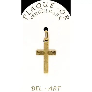 Croix Plaqué-Or - 20 X 13 mm