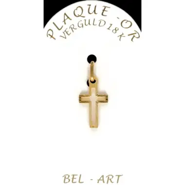 Croix Plaqué-Or - 15 X 10 mm